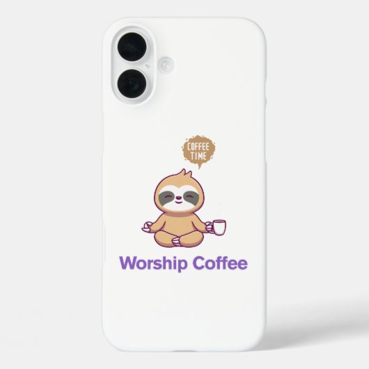 Worship-Kaffee - iPhone 16 Plus Case-Mate iPhone Hülle (Rückseite)