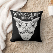 Worship Meow Kissen (Decke)