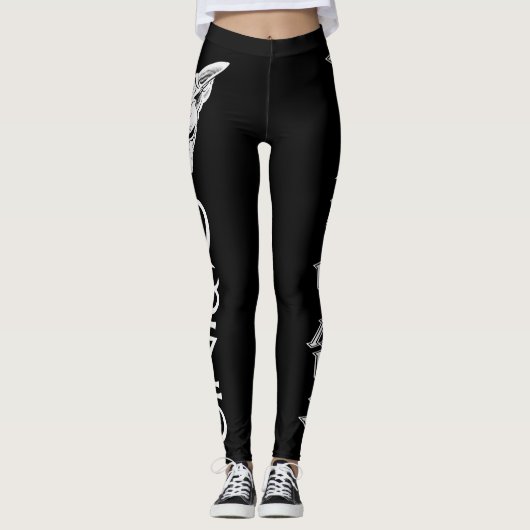 Worship Meow Leggings (Vorderseite)
