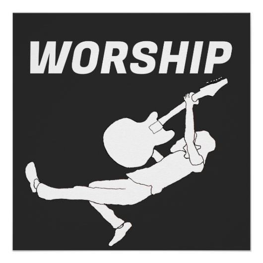 Worship Team Guitarist Poster (Vorderseite)