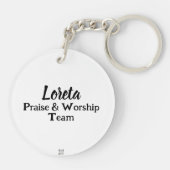 Worship Team Schlüsselanhänger Worship Leader (Rückseite)