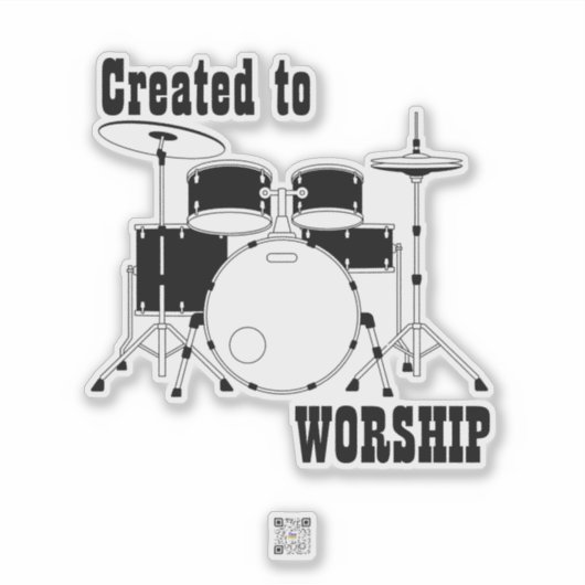 Worship Team Sticker (Vorderseite)
