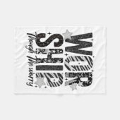 Worship Through The Worry Insrational Religious Ch Fleecedecke (Vorderseite (Horizontal))