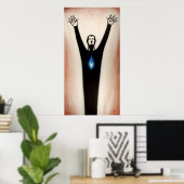 Worshiping Man Poster (Heimbüro)
