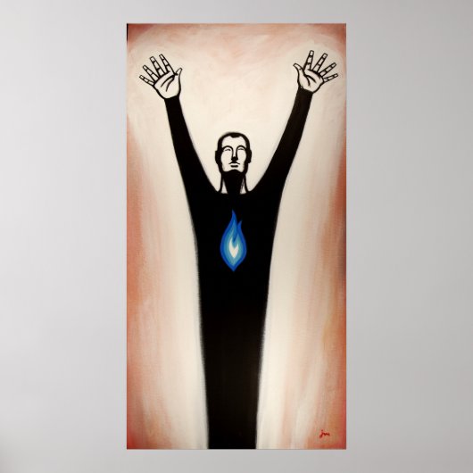 Worshiping Man Poster (Vorne)