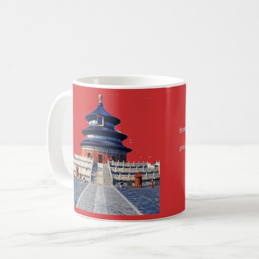 Worshipper-Tasse Kaffeetasse (Vorderseite Links)