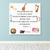 Worshipper's Stretched Canvas Print Leinwanddruck (Insitu (Holzboden))