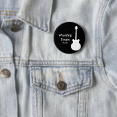 WorshipTeam, Gitarren-Abzeichen Button (Beispiel)