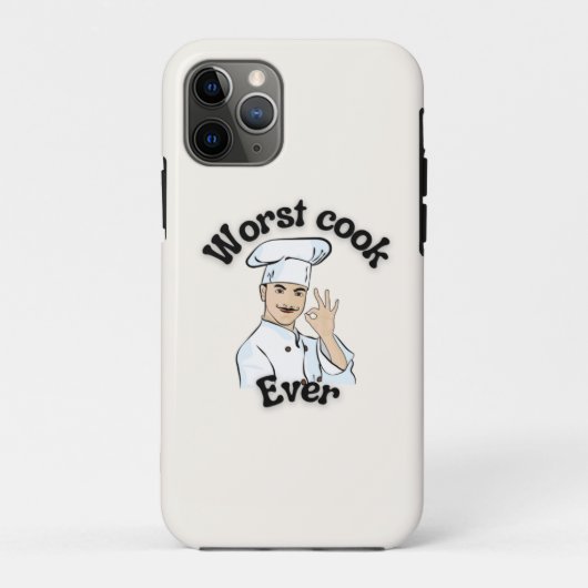 Worst Cook Case-Mate iPhone Hülle (Rückseite)