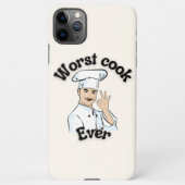 Worst Cook iPhone Hülle (Rückseite)