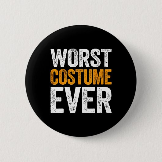 Worst Costume je Halloween-Kostüm Button (Vorderseite)