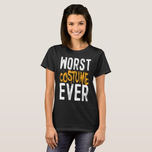 Worst Costume je Halloween-Kostüm T-Shirt (Vorne ganz)