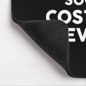 Worst Soccer Costume Ever For Soccer Players Mousepad (Ecke)