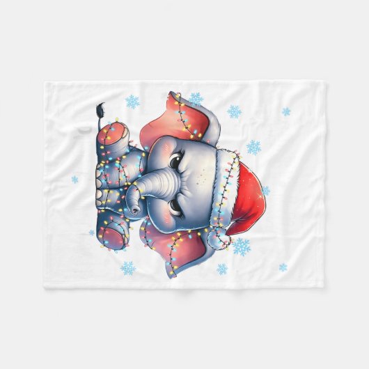 Worst White Elephant Ever Christmas Xmas Under 15 Fleecedecke (Vorderseite (Horizontal))