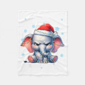 Worst White Elephant Ever Christmas Xmas Under 15 Fleecedecke (Vorderseite)