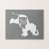 Worst White Elephant Gift Ever Funny Puzzle (Horizontal)