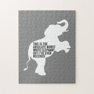 Worst White Elephant Gift Ever Funny Puzzle