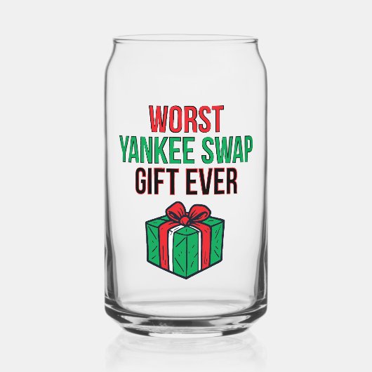 Worst Yankee Swap Gift Ever Dosenglas (Vorderseite)