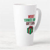 Worst Yankee Swap Gift Ever Milchtasse (Rechte Ecke)