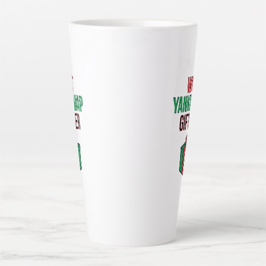 Worst Yankee Swap Gift Ever Milchtasse (Vorderseite)