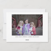 Worst Year Ever Funny Sarcastic Weihnachten Foto (Rückseite)