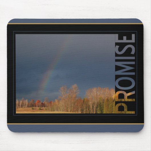 Wort-Auswirkung VERSPRECHEN Mousepad (Vorne)