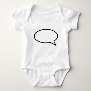 Wort-Blasen-Recht-Transport die MUSEUM Zazzle Baby Strampler