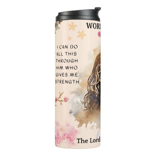 Wort Christi Thermosbecher (Nach links gedreht)