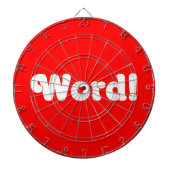 Wort! Dartscheibe (vorne)