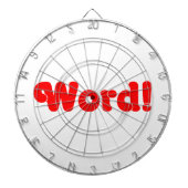 Wort! Dartscheibe (vorne)