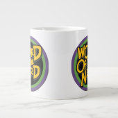 Wort der Tunnel-bohrwagenTasse des Nerd-20oz Jumbo-Tasse (Vorderseite)