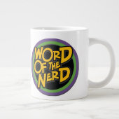 Wort der Tunnel-bohrwagenTasse des Nerd-20oz Jumbo-Tasse (Rechts)