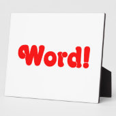 Wort! Fotoplatte (Seite)