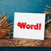 Wort! Fotoplatte (Seite)