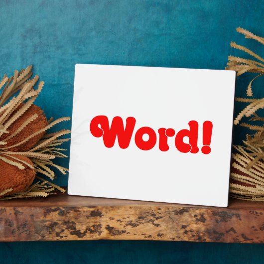 Wort! Fotoplatte (Seite)