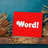 Wort! Fotoplatte (Seite)