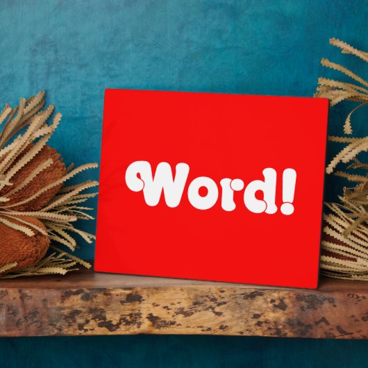 Wort! Fotoplatte (Seite)