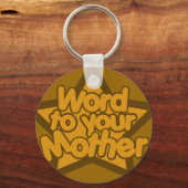 Wort für deine Mutter Schlüsselanhänger (Vorderseite)