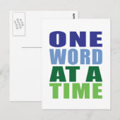 Wort für Wort Postkarte (Vorne/Hinten)