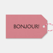 Wort Geschenkanhänger (Vorderseite (Horizontal))