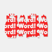 Wort! Geschenkschachtel (Ungefaltet)