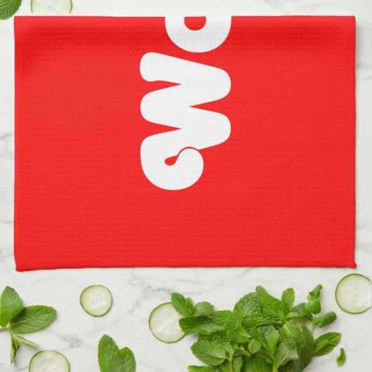 Wort! Geschirrtuch (Gefaltet)