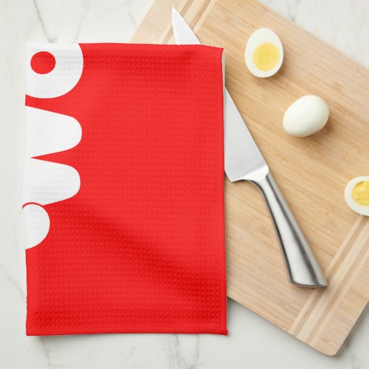 Wort! Geschirrtuch (Viertel Falte)