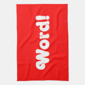 Wort! Geschirrtuch (Vertikal)