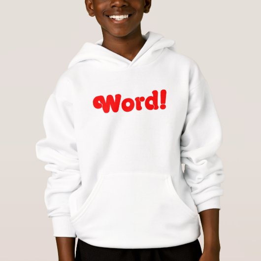 Wort! Hoodie (Vorderseite)