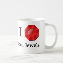Wort Jewels Tasse