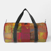 Wort Jongleur Glitch Art Datenkorruption Abstrakt Duffle Bag (Rückseite)