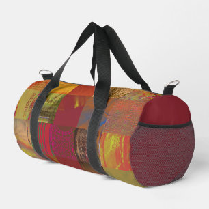 Wort Jongleur Glitch Art Datenkorruption Abstrakt Duffle Bag