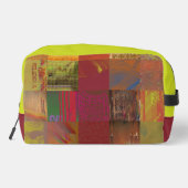 Wort Jongleur Glitch Art Datenkorruption Abstrakt Waschbeutel (Rückseite)
