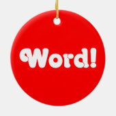 Wort! Keramikornament (Hinten)